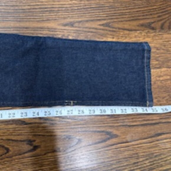 LIke New Curvy High-Rise subtle Flare Jean with slit sz 27L - Picture 8 of 9